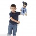 Melissa & Doug Police Officer Puppet Detachable Wooden Rod for Animated Gestures Ideal for Left- or Right-Handed Children 15” H x 5” W x 6.5” L Standard Version B000AD0ZCU